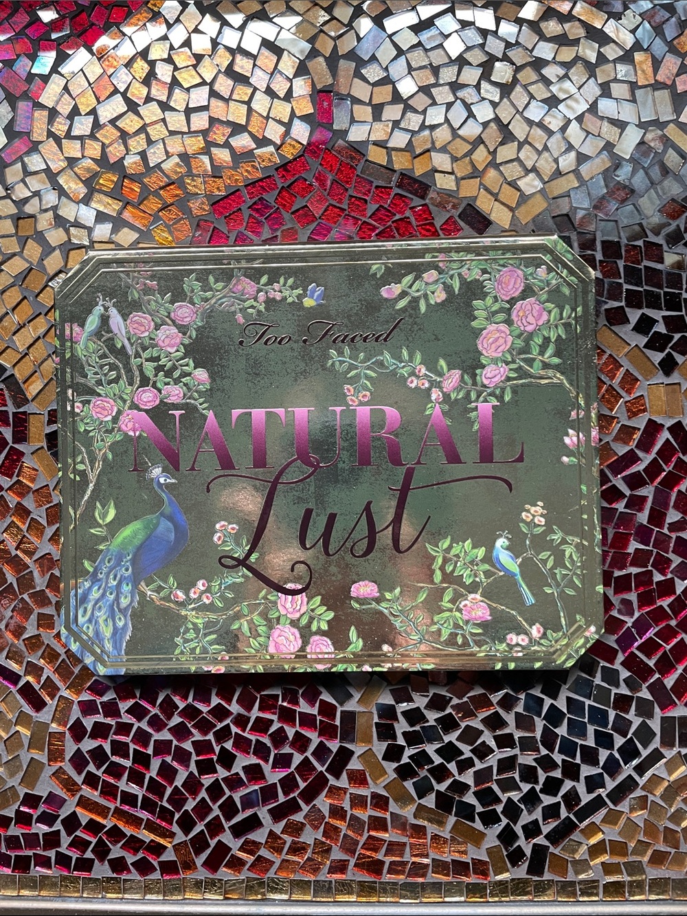 Too Faced Natural Lust Eyeshadow Palette - Green, Pink, Gold NEW